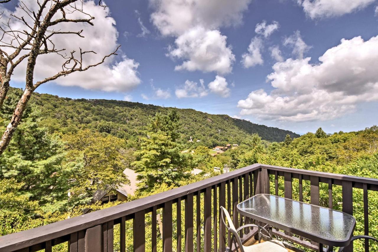 Beech Mountain Condo With Balcony, Walk To Resort! Eksteriør billede